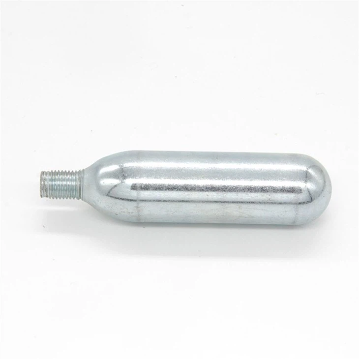16g Non-threaded CO2 Cylinder CO2 Bicycle Pumping 16g Gas Cylinder